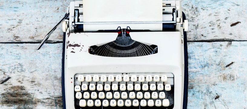 Antique typewriter