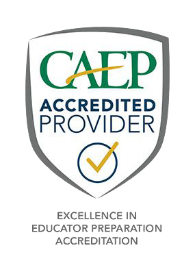 CAEP Accredited provider - excellence in educator preparation accreditation 