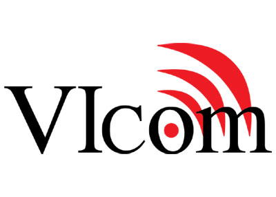 VIcom logo.