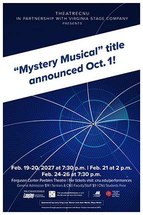 Mystery musical show poster