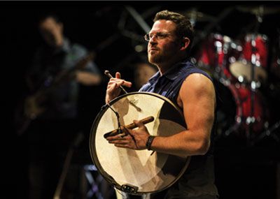 Chris Smith Performing in Rockin' Road to Dublin