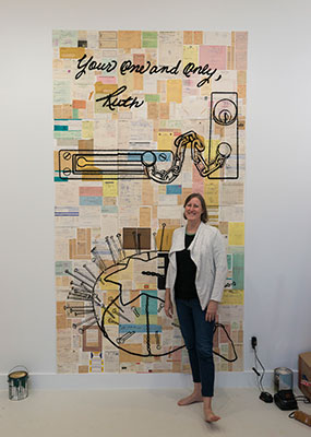 Christi Harris with work from Paper Marriage