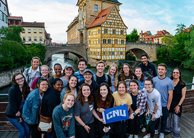 Christopher Newport students in Bamberg, Germany