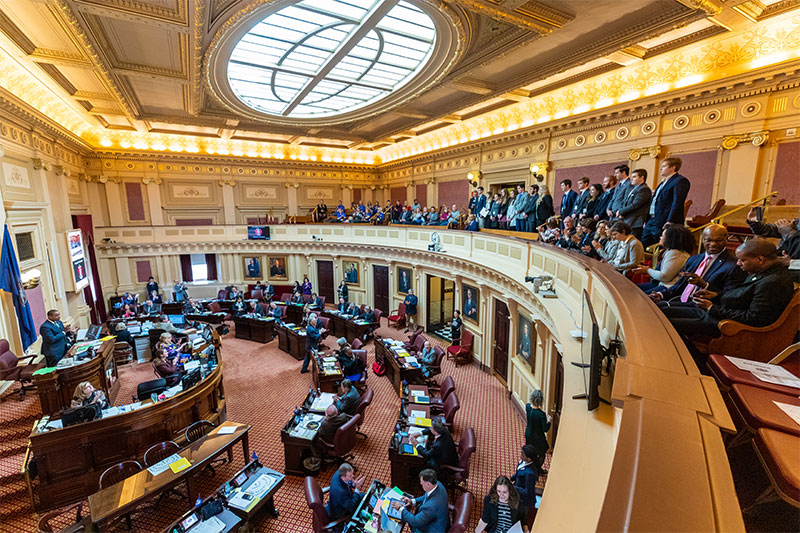 Students Are Recognized in the Virginia State Capitol