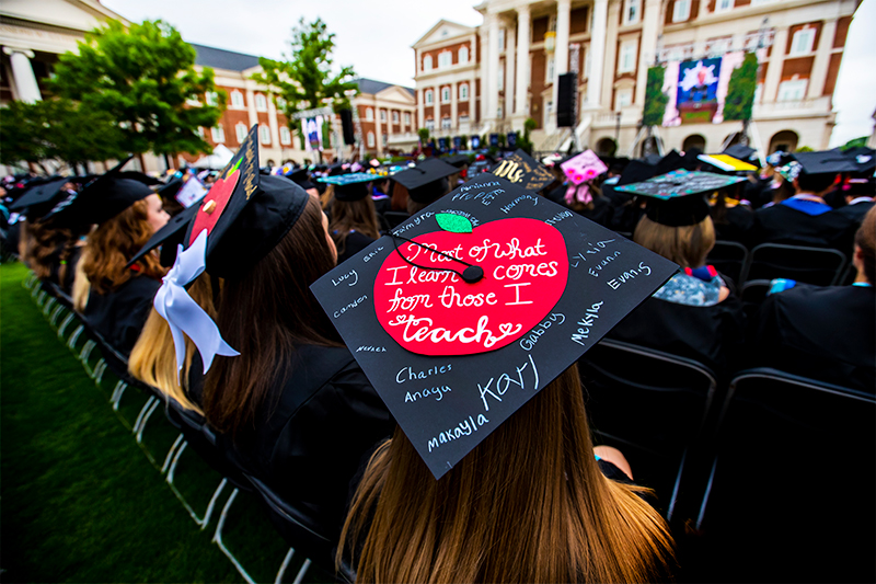 MAT graduates at a past commencement ceremony