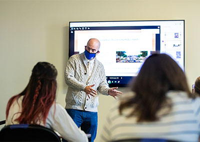 Mulryan teaching class