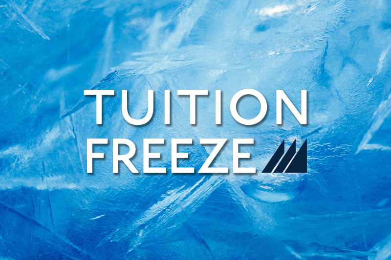 Tuition Freeze Graphic