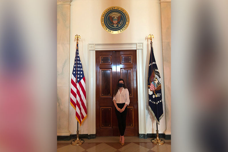 Kristen Ziccarelli in the White House