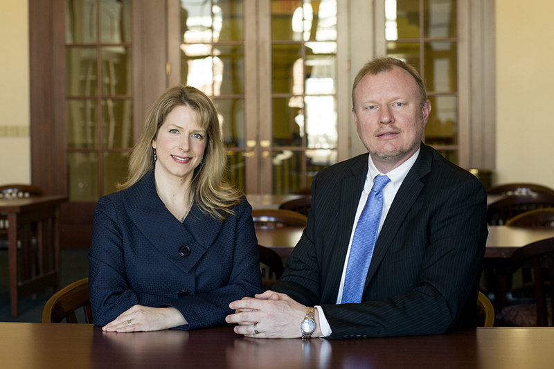 Sheri Shuck-Hall (left) and Thomas Hall