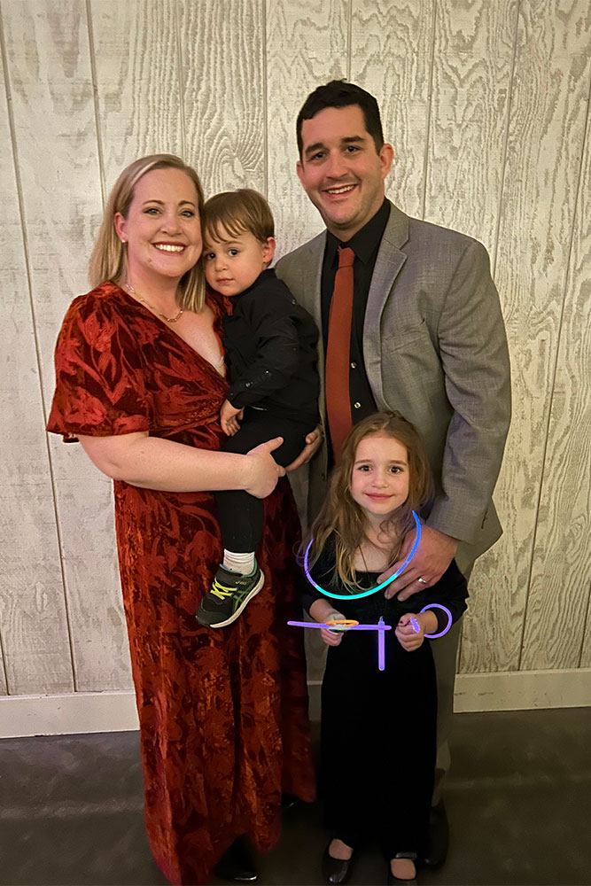 Devon and Matt Miller with their two children
