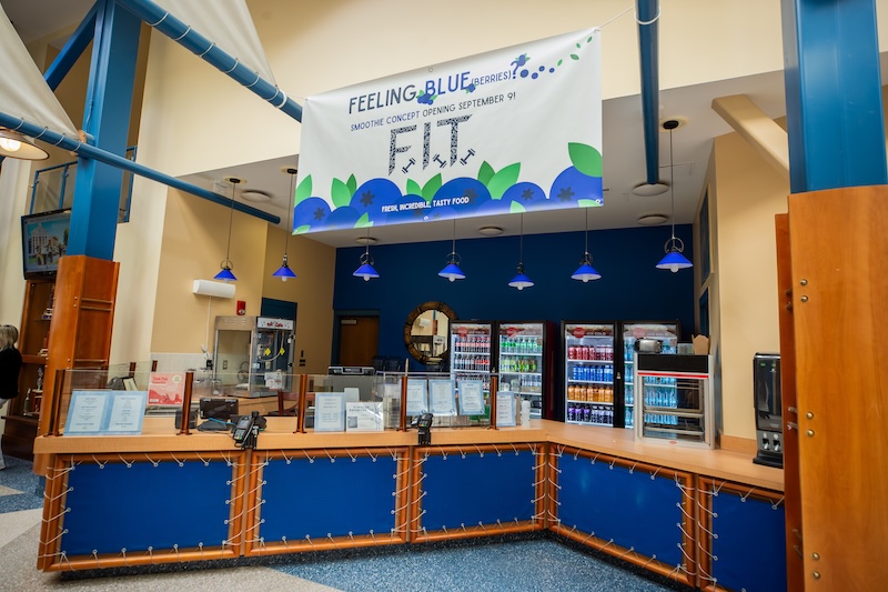 F.I.T. concessions stand in Freeman Center