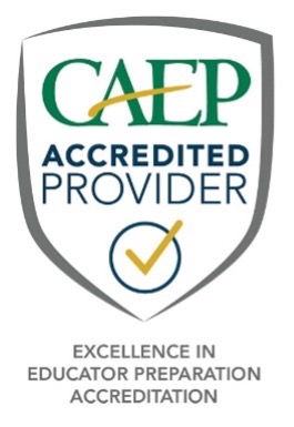 Council for the Accreditation of Educator Preparation (CAEP) logo.