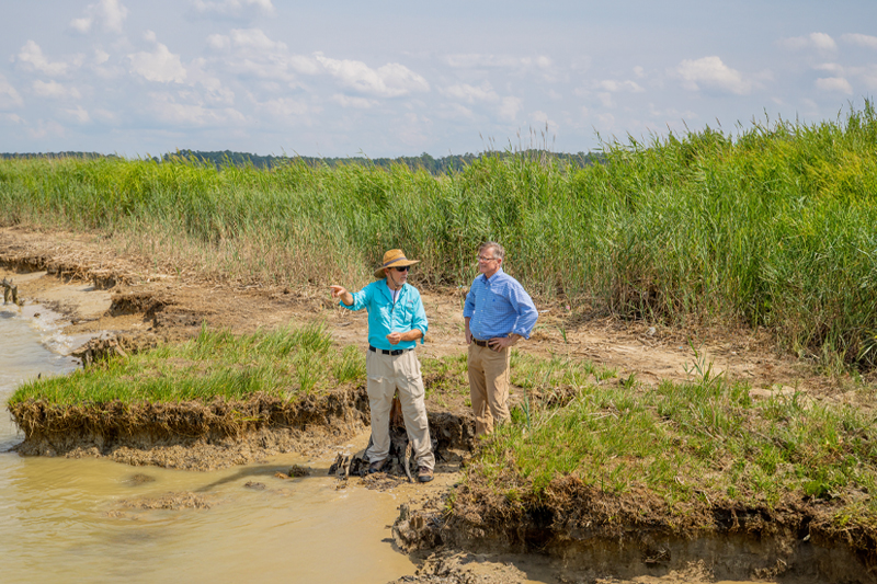 Professors Gary Whiting and Rob Atkinson, Ragged Island.