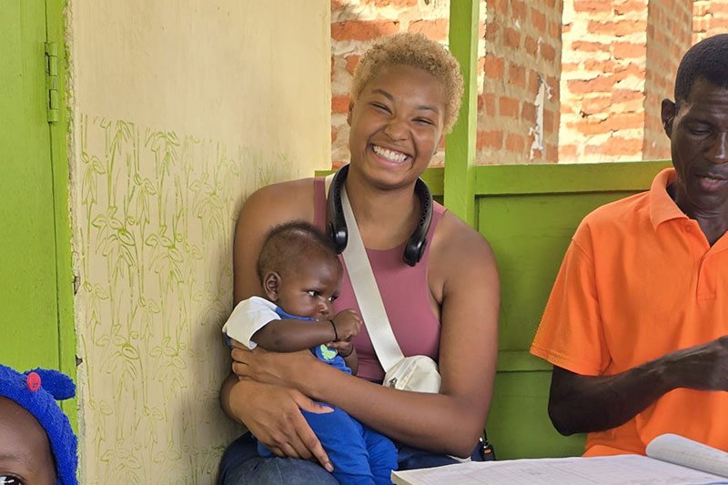 Yasmiere Burke in Uganda