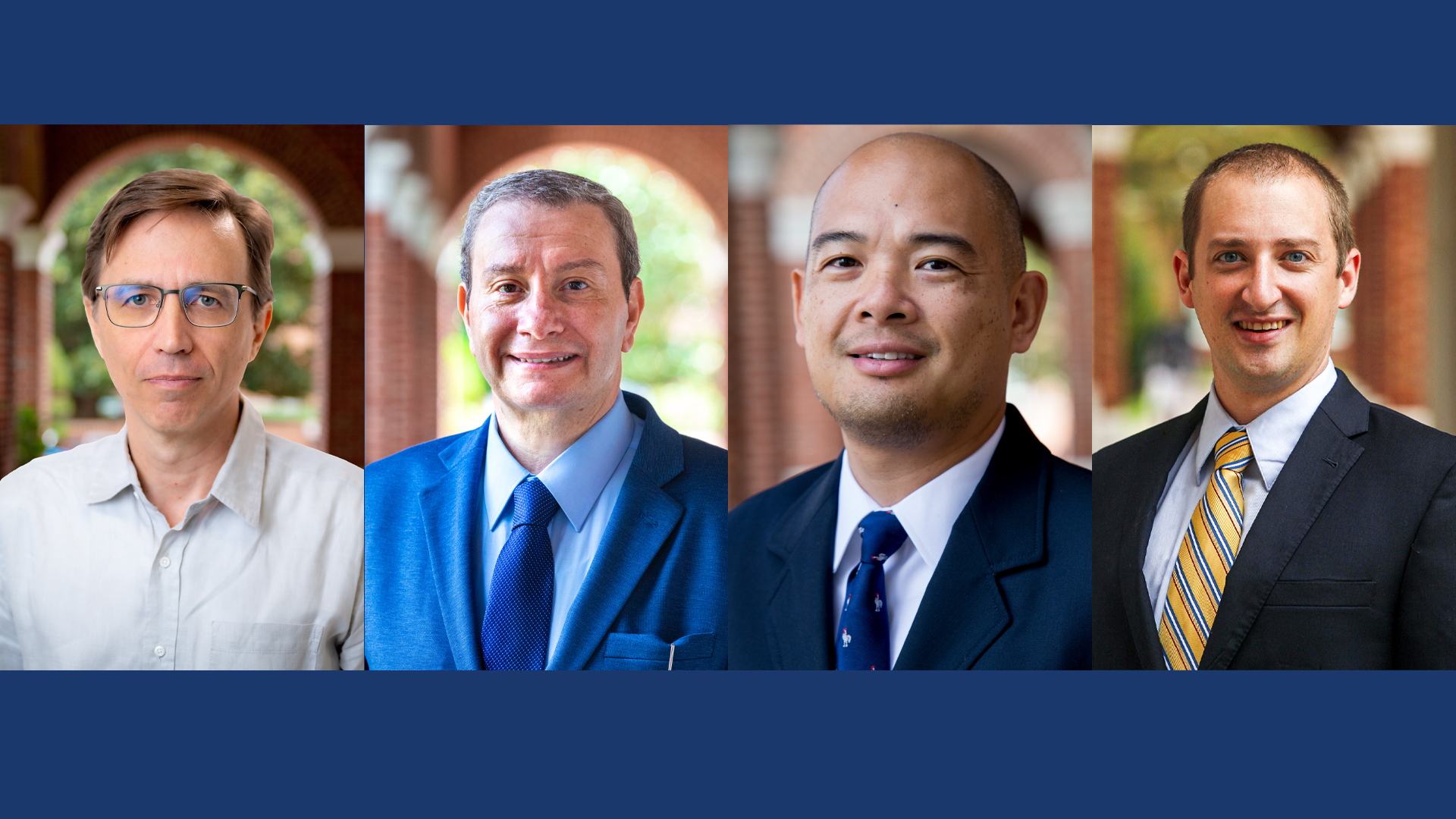 From left, Dr. Albert Accardi, Dr. Tarek Abdel-Fattah, Dr. Sherman Lee, and Dr. Timothy Pressley.